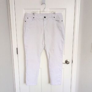 Kut From The Kloth White Catherine Boyfriend Jeans - 14W